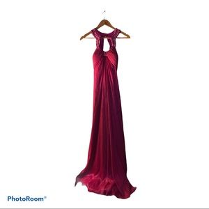 Long pink Aqua dress